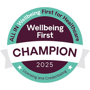 2025 Wellbeing First Champion Badge