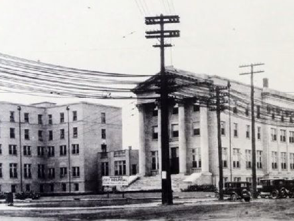 Exterior view of City Hospital